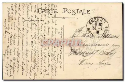 Angers — Ogród Botaniczny — Jezioro i Góra — Wydanie 'Au Pèle-Méla' G. Ducardon — Rewers