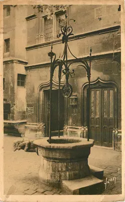 Paris — Museu de Cluny, dois poços (século XV) — Les Éditions d'Art Yvon, 22