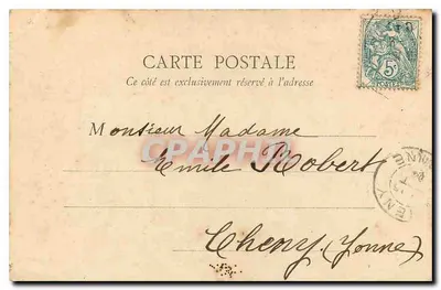 PARIS — A Bolsa — F. Vinetty, n°41 — Verso