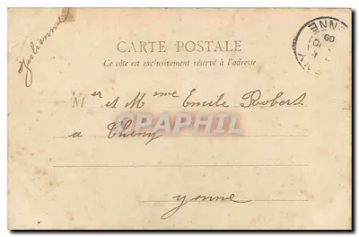 Paris — Gare de Lyon — éditeur B.E. PARIS n°3 — Rewers