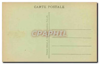 Crozant — A Sedette entre os Rochos — Comprior General, 48 Rue de Wittenmory, Paris — Verso