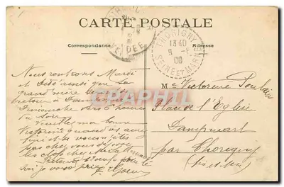Noirmoutier (Vendée) - Rochers de la Claire — Fototipia Vassellier, Nantes — Verso