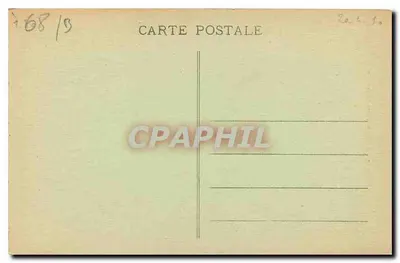 Castelo de GIERSBERG, perto de Ribeauvillé — vista panorâmica — editor não identificado, n° de série 4 — Verso