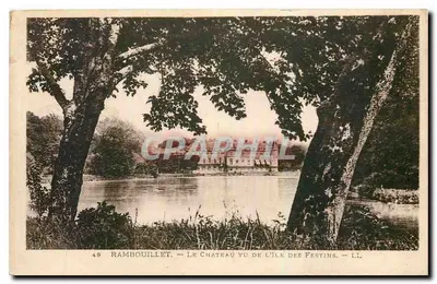 Rambouillet — O Castelo visto da Ilha dos Festins — Graphil, n°49