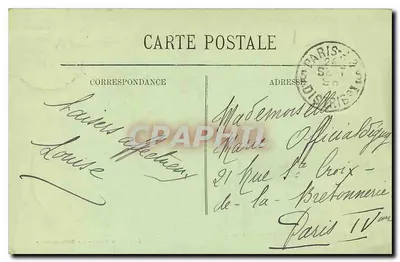 Bayonne — La Barre par Gros Temps — Wydane przez firmę « Aux Collectionneurs » — Rewers