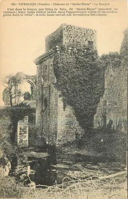 Tiffauges (Vendée) - Castelo de "Barbe-Bleue" - O Donjon