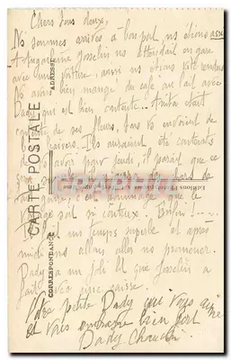 Angoulême Historyczna — Pozostałości pierwotnej obrony miasta (III w.) i fragment Pałacu Miejskiego — A.G.A. 810 — Rewers