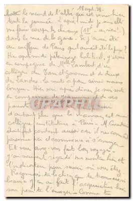Cauterets - Widok na rzekę Gave — wydawca anonimowy, nr 25 — Rewers