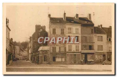 La Ferte-Sous-Jouarre — Praça e Rua da Estação — Edit. G. Réant, Paris