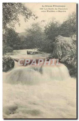 A Creuse Pittoresque — As margens do Thaurion entre Vaillière e Royère — M.F. n°1027
