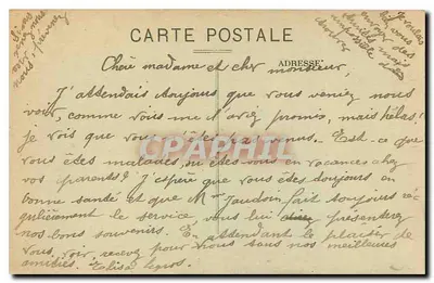 A Creuse Pittoresque — As margens do Thaurion entre Vaillière e Royère — M.F. n°1027 — Verso
