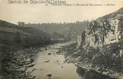Canton de Dun-le-Pallteau — Vista tirada do Pont (amont) — ND Fot.