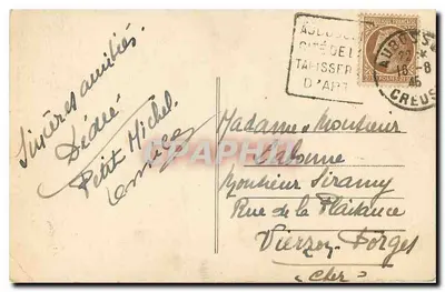 Vallières (Creuse) — Environs de Vallières — La Forge — Verso