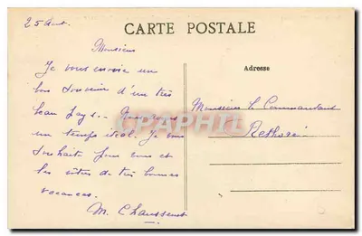 A Vale do Thaurion entre Vallières e Royère — La Creuse Pitteresque, n°1029 — Verso
