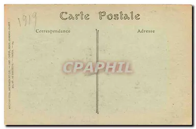 Castelo de Cheverny — vista do castelo — Imp. Créteil et Cie, Paris, n°45 — Verso