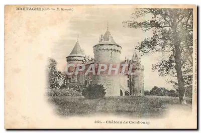 Castelo de Combourg — Bretanha — Coleção E. Hamonic, n° 351