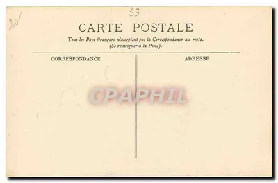 Bordeaux — Détail du Monument des Giroudins — LL. n° 14 — Rewers