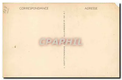 Environ du MONT-DORÉ — Roches Tuilière et Sanadoire — G. D'O., n° 1442 — Verso