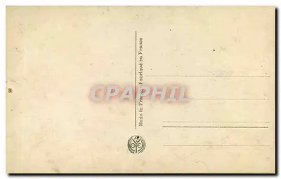 Bilhete postal antigo Paul Bourget Escritor Membro da Academia Francesa — Verso