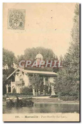 Marselha : Parque Borély (O Lago) — editor V. de Rome, n° 106
