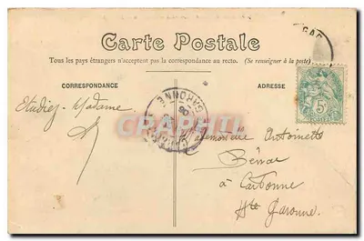Plessis-les-Tours — Schloss Louis XI — GB 1, Verlag unbekannt — Rückseite