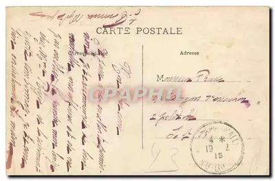 Rodovia de Brioude para Lavoutte-Chilhac - Vale do Allier - O Grande Rochedo — Livraria Borel-Celaire, Brioude — Verso