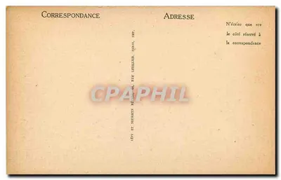 Plessis-les-Tours — Zachodnia fasada zamku, dawniej siedziba króla Ludwika XI — wydawca LL — Rewers