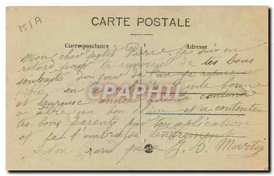 VITRÉ (Ille-et-Vilaine) — Hotéis Modernos construídos sobre os antigos Muros — Ed. J. Sorel, Rennes — Verso