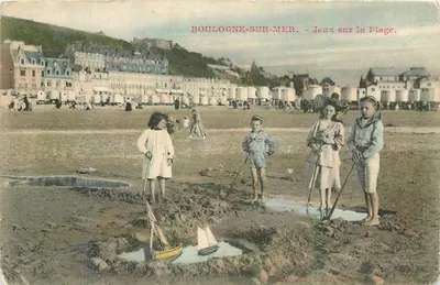Boulogne-sur-Mer — Jogos na Praia — Edições U. Méria, Ploujean, 34