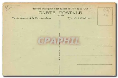 Reims — Ratusz — Gabinety Burmistrza — wydawca A. Quentin, nr 162 — Rewers