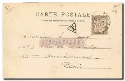 Roums — Porta Paris — A. G., Ch. — Verso