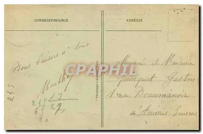 MAISONS-LAFFITTE — Het Kasteel — Fototype L'Aubette, n°49 — Achterkant