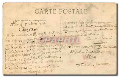 Bordeaux — O Estuário. Uma Escada de Água — C.B. n°67 — Verso