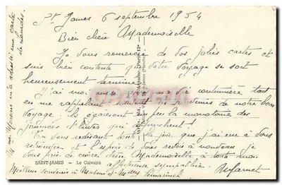 Saint-James — Le Calvaire — Wydawnictwo Vidal, Paryż — Rewers