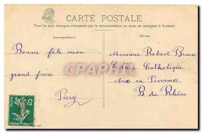 A BARBEN - O Castelo (na terraça) — perto de Salissanne — Tournes, editor — Verso