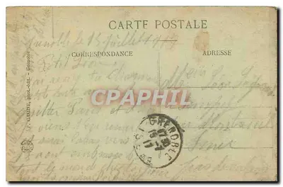 O Castelo das Colinas (Terray) — Dauphiné — Sassenage — n° 697 — Verso