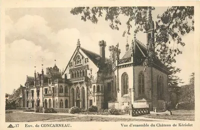 Castelo de Kériolet — Vista geral — Env. de CONCARNEAU. N°17