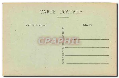 Azay-le-Rideau — Castelo Nacional (século XVI) — Lado Leste — A.P. — Verso