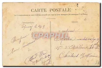 Épernay — Zamek Perrier — Wydawca Bonnechare — Rewers