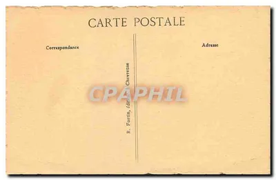 Castelo de Vaugløn — Vale de Chevreuse — Saint-Rémy-lès-Chevreuse — Verso