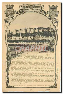 Castelo de Chinon — Coleção Histórica dos Castelos da França — Hors Caneours Boudoux, n°31