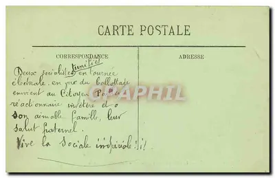 Atay-le-Rideau — O Castelo — L'Indre e a Facha Meridional — LL. — Verso