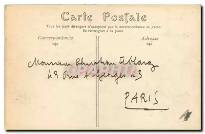 Le Puy — Puerta del siglo XVI, Rue des Farges — NDS Phot. — Reverso