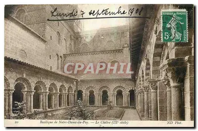 नोट्र-डैम-डू-पूइ के बेसिलिका — क्लोइत्र (IX वीं शताब्दी) — एनडी फोटो.