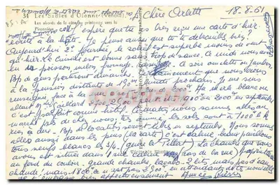 Les Sables d'Olonne (Vendée) — Widok brzegów wiosny — Wydawca EOROP — Rewers