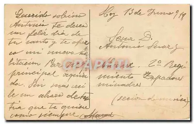 Jovem mulher tocando piano com um homem — fotografia de estúdio — editor V. P. M. Paris, n° 203 — Verso