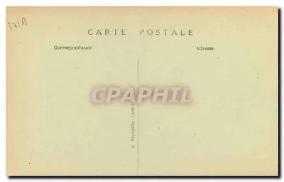 Chinon (Indre-et-Loire) — Vista Geral em Direção ao Castelo e Torre da Torre — A. P. — Verso