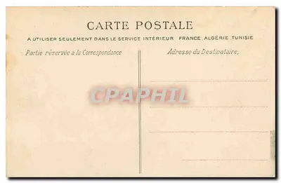 Argentan — O Castelo de O — Vista geral — CPAPHIL n°54 — Verso