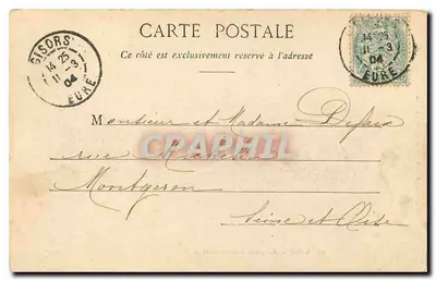 Gisors - Torre de defesa e Porta dos Campos — A. Bardel, Gisors (Eure), n°19 — Verso