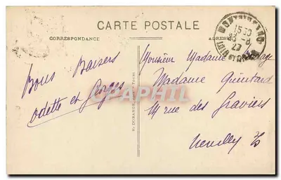 Chenonceaux — O Castelo (mon. hist.) — construído por Thomas Bohler Tesoureiro Geral das Finanças e Catherine Briçonnet sua esposa — Verso